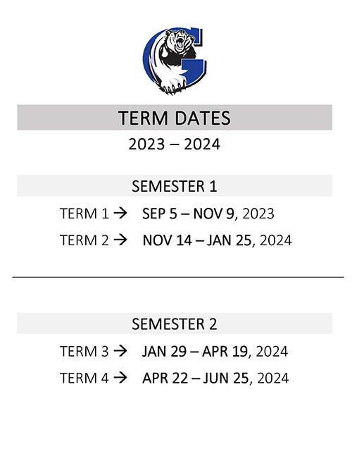 gwg term dates